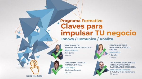 Programa Formativo Claves para impulsar TU negocio (4 seminarios)